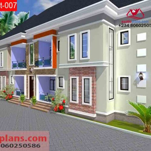 4 Flats Building Plan_Nigeria 1