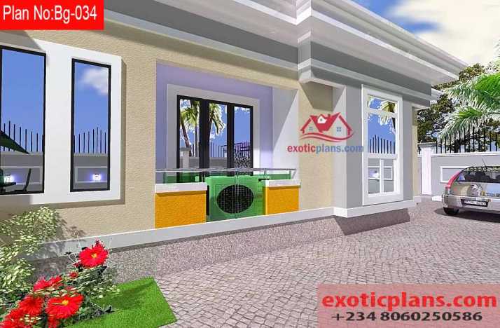 3 Bedrooms Bungalow Bg 034 exoticplans_4