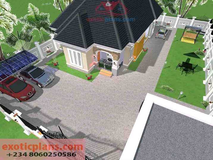 3 Bedrooms Bungalow Bg 034 exoticplans_5