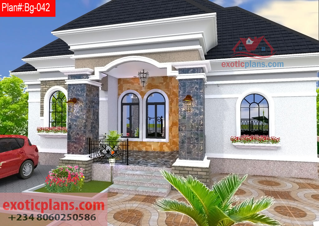 Plan 4 Bedroom Bungalow House In Nigeria - canvas-felch