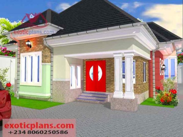 4 Bedrooms Bungalow Building plan Nigeria Bg_043