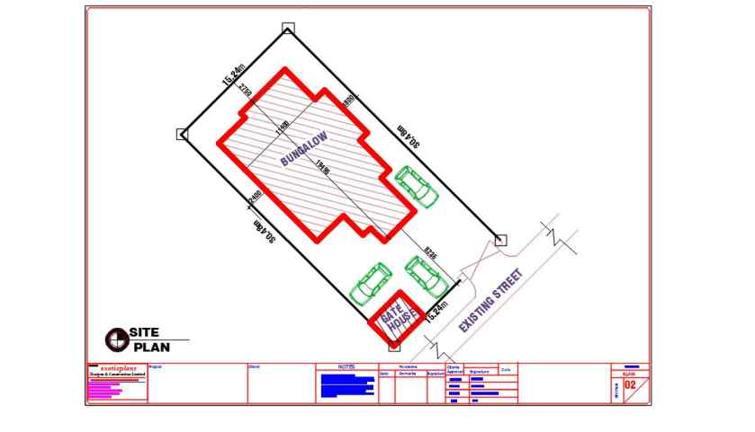 Bg-044 AutoCAD Plan plan