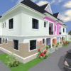 4 Flats Building plan Nigeria _4 FLT-017