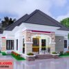 Modern 5 bedrooms bungalow design