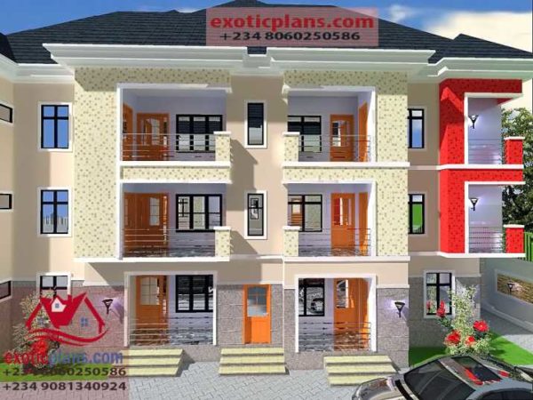 6 Flats Building Plan_Nigeria_ 6 fl-009