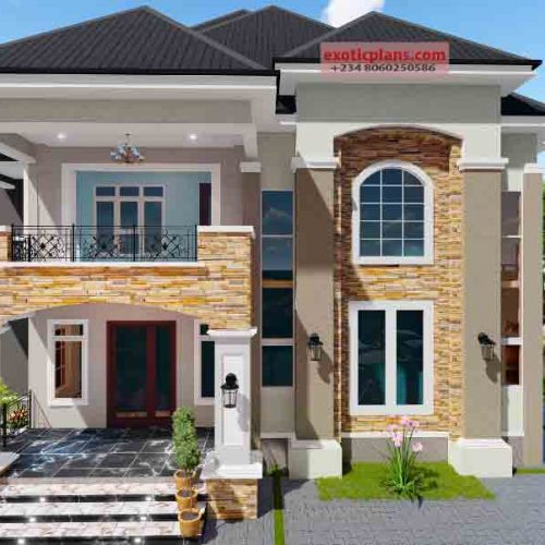 Type Duplex Nigerian House Plan