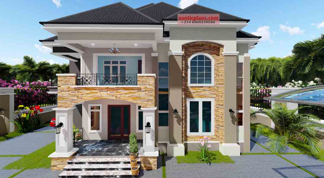 5 Bedroom Duplex Floor Plan In Nigeria - House Design Ideas