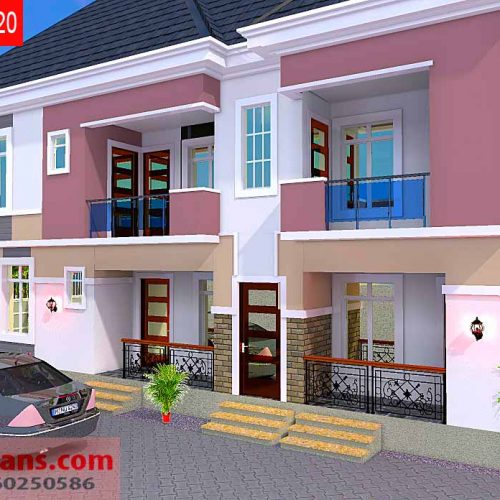 4 Flats building plan Nigerai