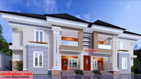 4 flats building design in nigeria