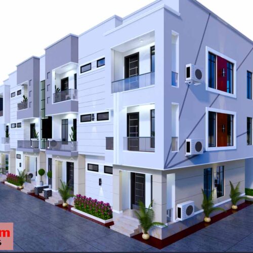 Six flats building in nigeria